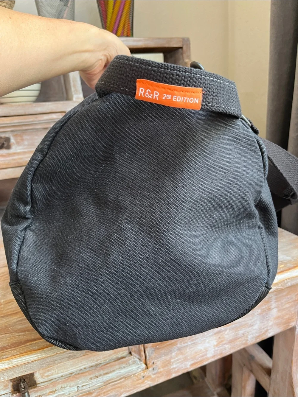🖤 Owen & Fred R&R 2nd Edition Lake Powell Duffel Bag Canvas Leather Strap